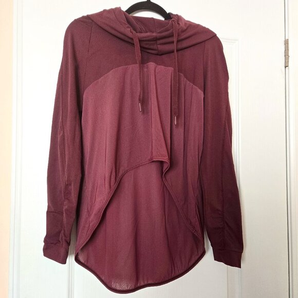 Gymshark Aura Hoodie Winter‎ Berry Pullover Long Sleeve Top Athletic size S - Picture 4 of 13